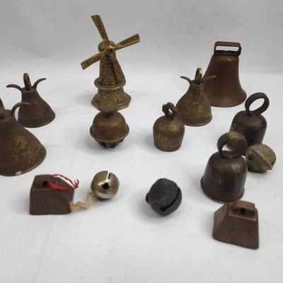 Sale Photo Thumbnail #313: Brass & Copper Alloy Bell Set