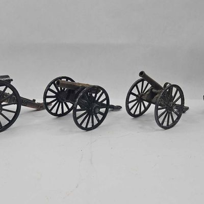 Sale Photo Thumbnail #57: Set 4 Miniature Toy Cannons