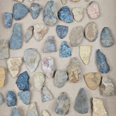 Sale Photo Thumbnail #215: Pre-Columbian Stone Artifacts, c