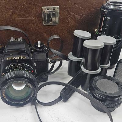 Sale Photo Thumbnail #464: Minolta XE-7 SLR Camera w/ 50mm Lens