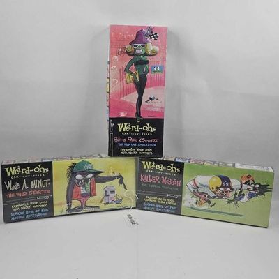 Sale Photo Thumbnail #425: Set 3 Hawk Weird-ohs Plastic Model Kits
