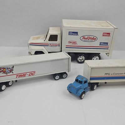 Sale Photo Thumbnail #431: 3 Steel & Die-Cast Toy Trucks