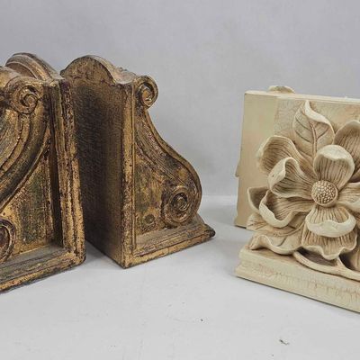 Sale Photo Thumbnail #173: Two Pairs Resin Bookends