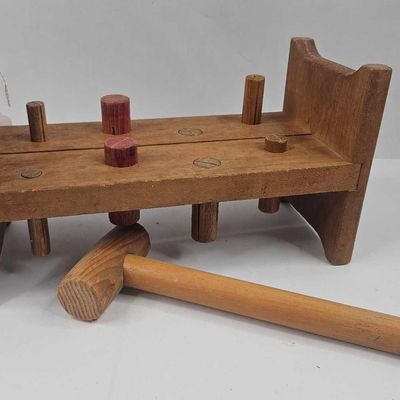 Sale Photo Thumbnail #502: Holgate Wooden Bingo Bed Toy w/ Mallet