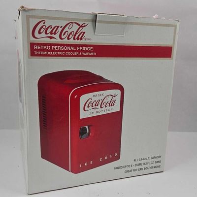 Sale Photo Thumbnail #479: Coca-Cola Retro Fridge Cooler & Warmer