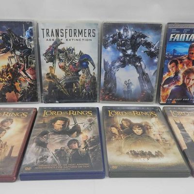 Sale Photo Thumbnail #422: Assorted DVDs: Transformers & LOTR