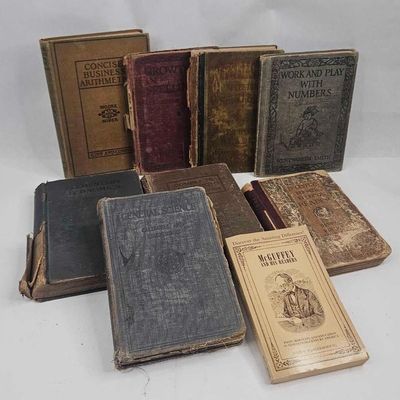 Sale Photo Thumbnail #108: Set Antique Schoolbooks w/