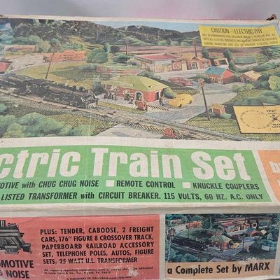 Sale Photo Thumbnail #415: Marx & Tyco Vtg Train Set w/ Box