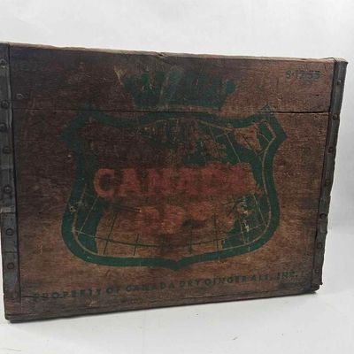 Sale Photo Thumbnail #10: Canada Dry Soda Crate, 1955
