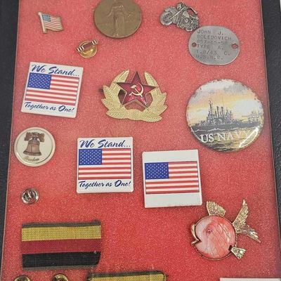 Sale Photo Thumbnail #94: US Military & Civilian Medals & Pins