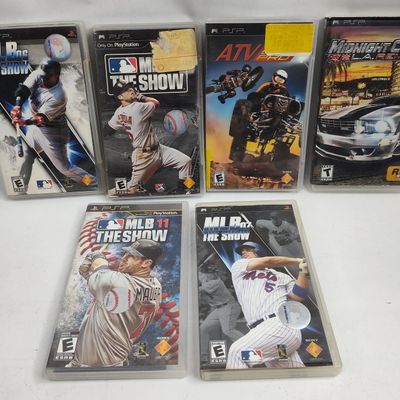 Sale Photo Thumbnail #382: Set 6 Sony PlayStation Portable Games