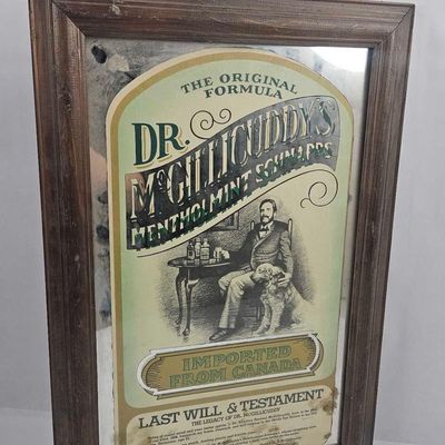 Sale Photo Thumbnail #177: McGillicuddy's Schnapps Mirrored Sign