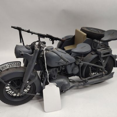 Sale Photo Thumbnail #361: WWII German Motorcycle w/ Sidecar