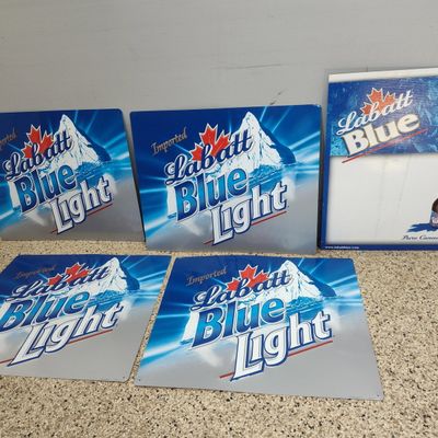 Sale Photo Thumbnail #209: Labatt Brewing Co. Metal Signs & Board