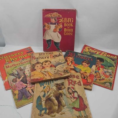 Sale Photo Thumbnail #24: Set Childrens Books w/ Mother Goose