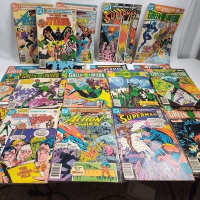 Sale Photo Thumbnail #392: Set DC Bronze Age Comics incl. Titans 1
