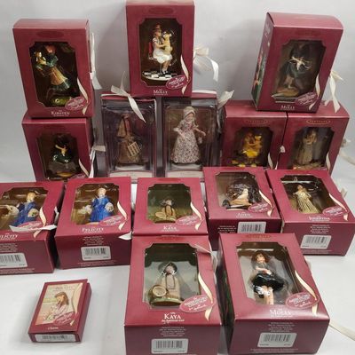 Sale Photo Thumbnail #405: Set 15 Hallmark American Girl Ornaments