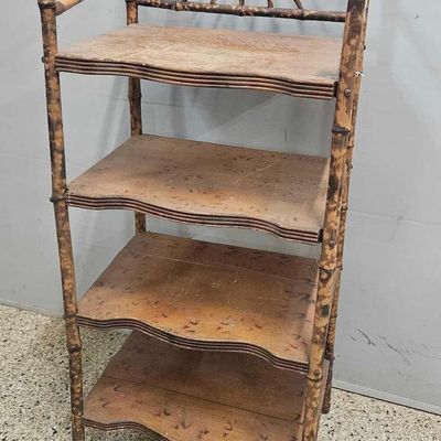 Sale Photo Thumbnail #114: Victorian Bamboo 4-Tier Etagere