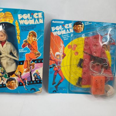 Sale Photo Thumbnail #269: Pair Horsman Angie Dickinson Figures