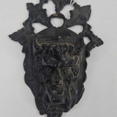 Sale Photo Thumbnail #85: Cast Iron Bacchus Match Holder