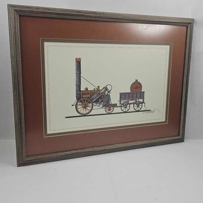 Sale Photo Thumbnail #310: Biedermann, Rocket Locomotive, Ink