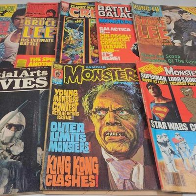 Sale Photo Thumbnail #420: Set 8 Martial Arts & Genre Mags