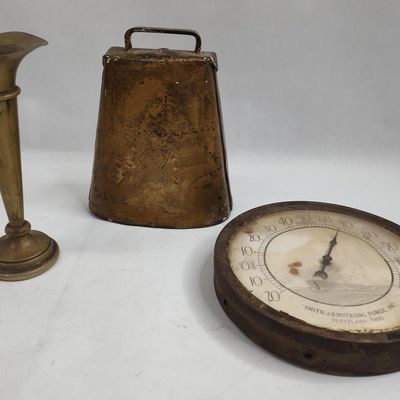 Sale Photo Thumbnail #379: 3 Metal Objects w/ Smith-Armstrong