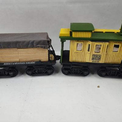 Sale Photo Thumbnail #241: Pair Jim Beam Railway Porc. Decanters