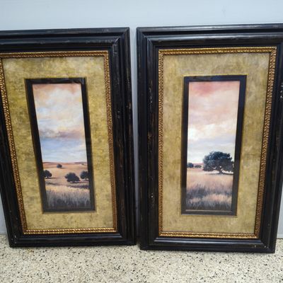 Sale Photo Thumbnail #193: Pair of Tonalist Landscape Paintings