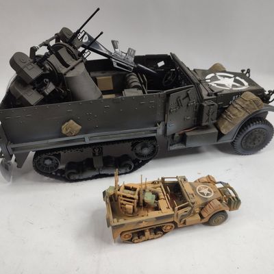 Sale Photo Thumbnail #362: Pair U.S. M16 Half-Track Models