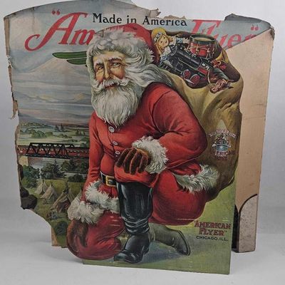 Sale Photo Thumbnail #117: American Flyer Santa Store Display