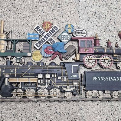 Sale Photo Thumbnail #61: Burwood Products Plastic Train Plaque