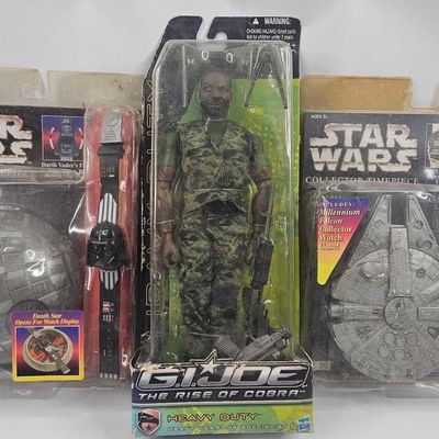 Sale Photo Thumbnail #418: Star Wars Watches & G.I. Joe Figure