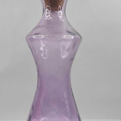 Sale Photo Thumbnail #73: Spanish Amethyst Glass Decanter w/ Stop