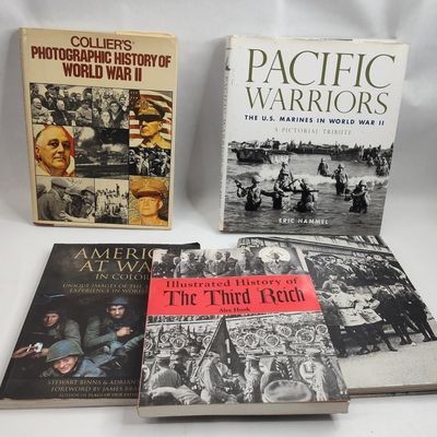Sale Photo Thumbnail #359: Set 5 WWII Pictorial History Books
