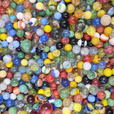 Sale Photo Thumbnail #220: Set Glass Marbles w/ Uranium