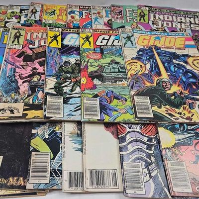 Sale Photo Thumbnail #448: Marvel Comics: FF, GI Joe & Indy