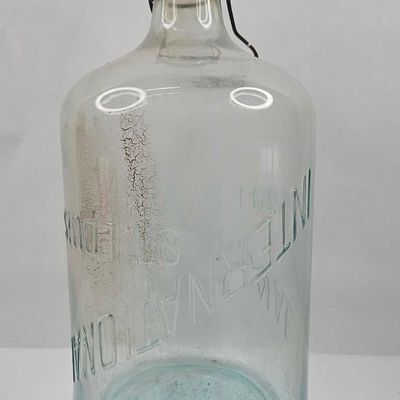 Sale Photo Thumbnail #51: St. Louis Glass Bottle w/ Closure
