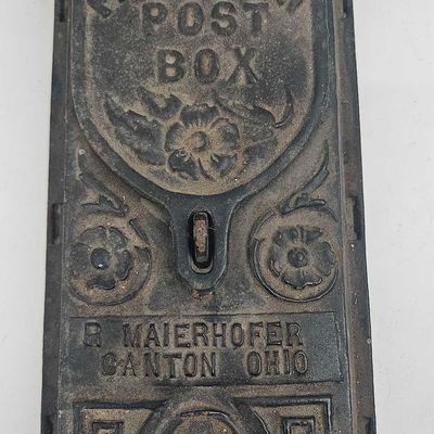 Sale Photo Thumbnail #99: R. Maierhofer Cast Iron Post Box