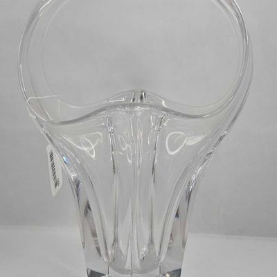 Sale Photo Thumbnail #170: Crystal Basket Vase