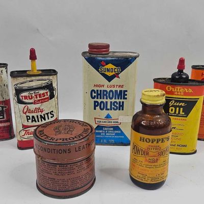 Sale Photo Thumbnail #208: Set 7  Household & Sport Tins