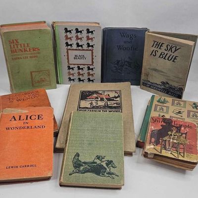 Sale Photo Thumbnail #110: Set Vintage Books: Carroll, Barrie & Sewell