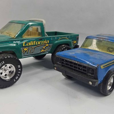 Sale Photo Thumbnail #63: Pair Nylint Pressed Steel Toy Trucks