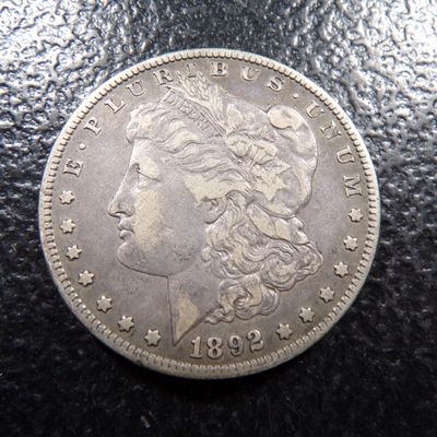1892-S MORGAN SILVER DOLLAR