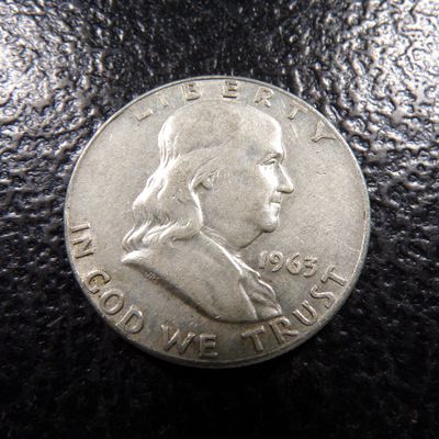 1963-D FRANKLIN SILVER HALF DOLLAR