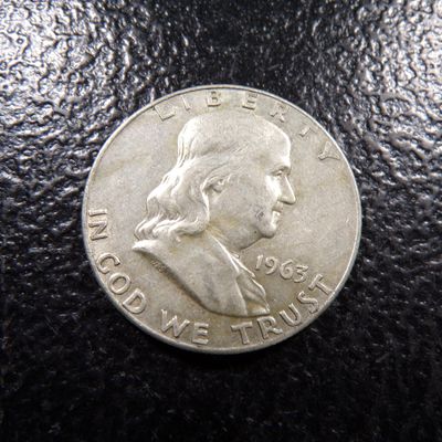 1963-D FRANKLIN SILVER HALF DOLLAR