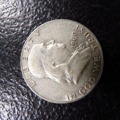 1960 FRANKLIN SILVER HALF DOLLAR