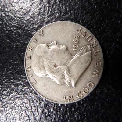 1963-D FRANKLIN SILVER HALF DOLLAR