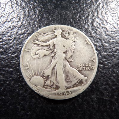 1943-D WALKING LIBERTY SILVER HALF DOLLAR
