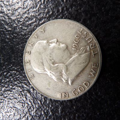 1960-D FRANKLIN SILVER HALF DOLLAR